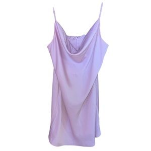 Urban Outfitters pink silk dress